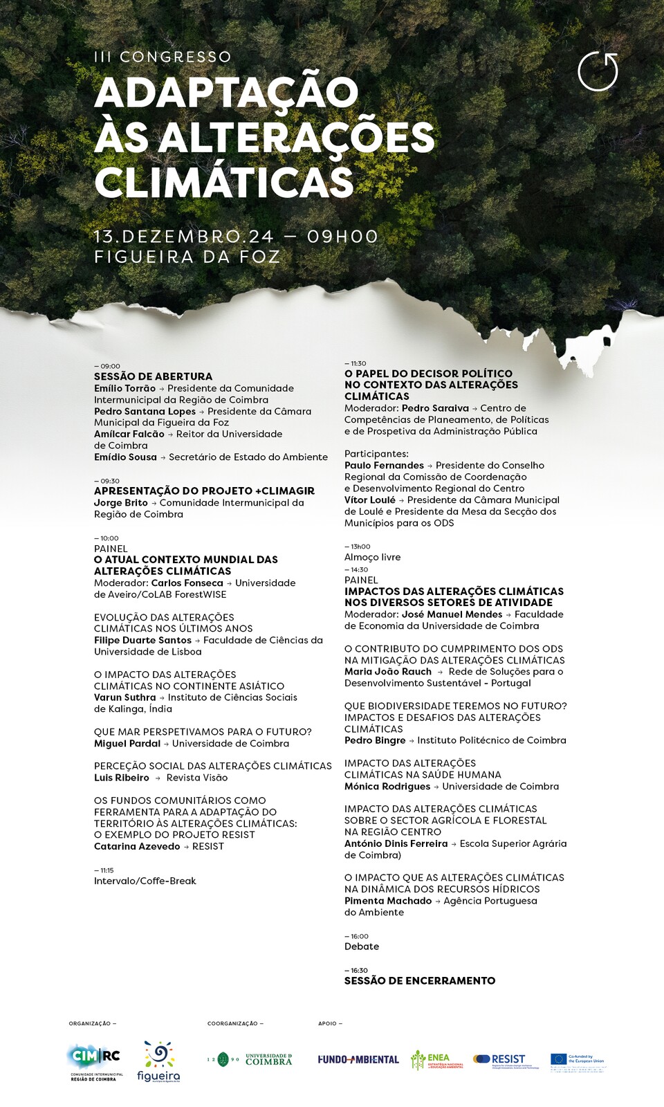 3º Congresso Adaptação às Alterações Climáticas da Região de Coimbra