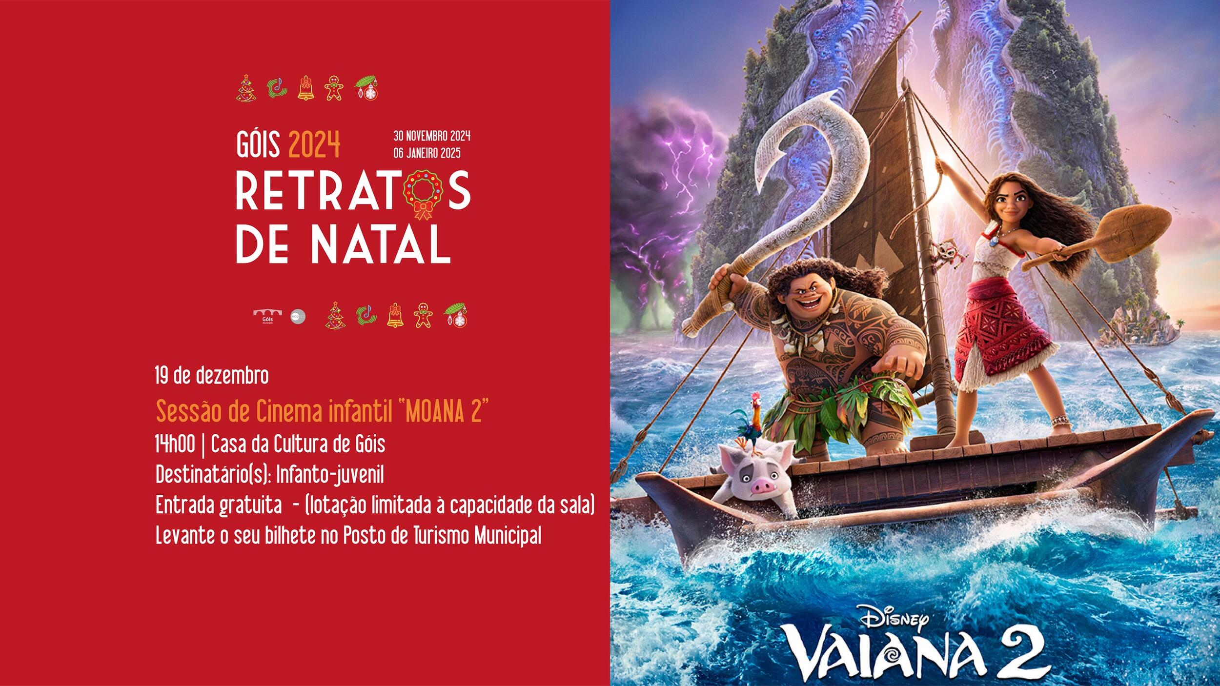 Sessão de Cinema "MOANA 2"