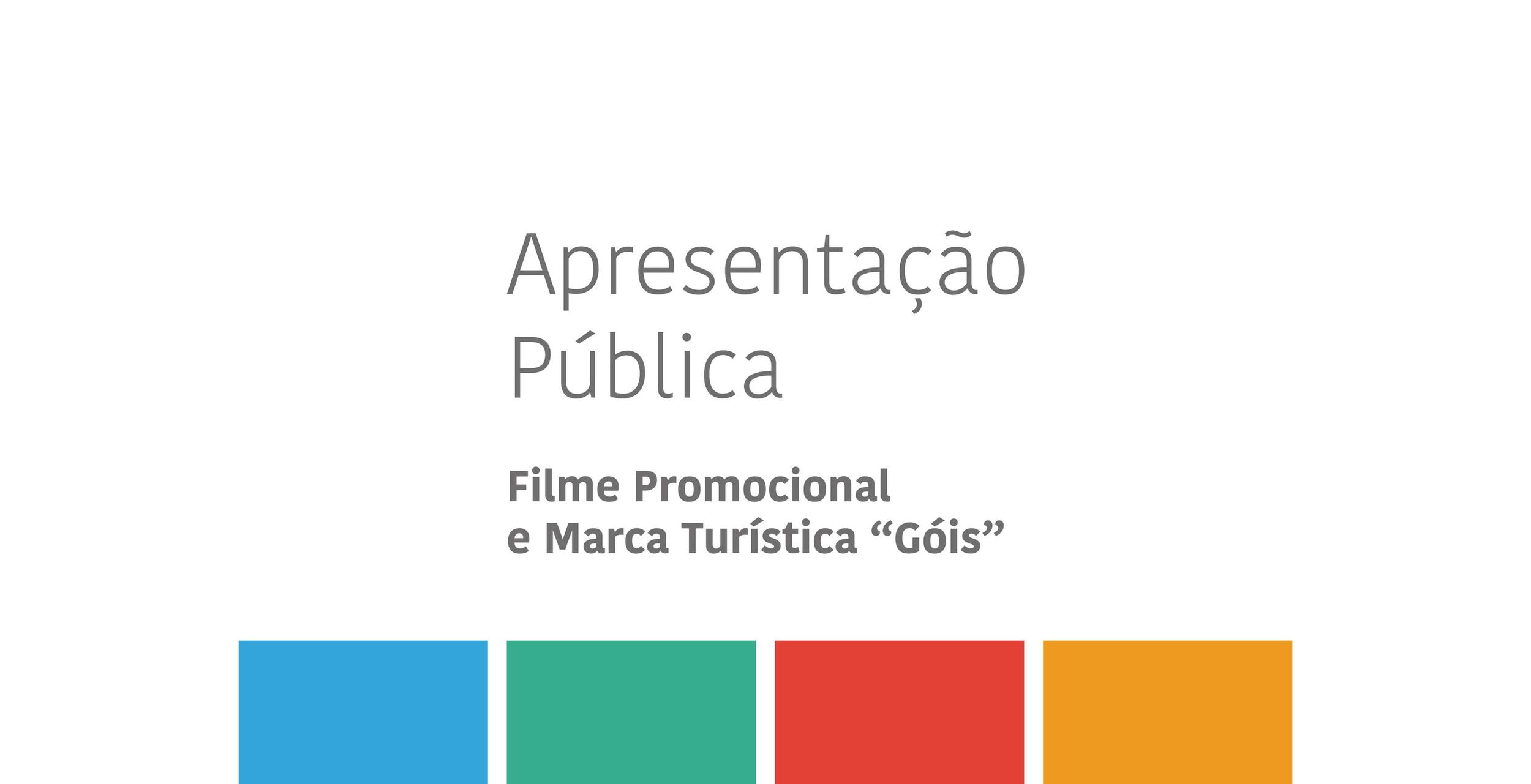 Apresentação pública do novo filme promocional e marca turística "Góis"