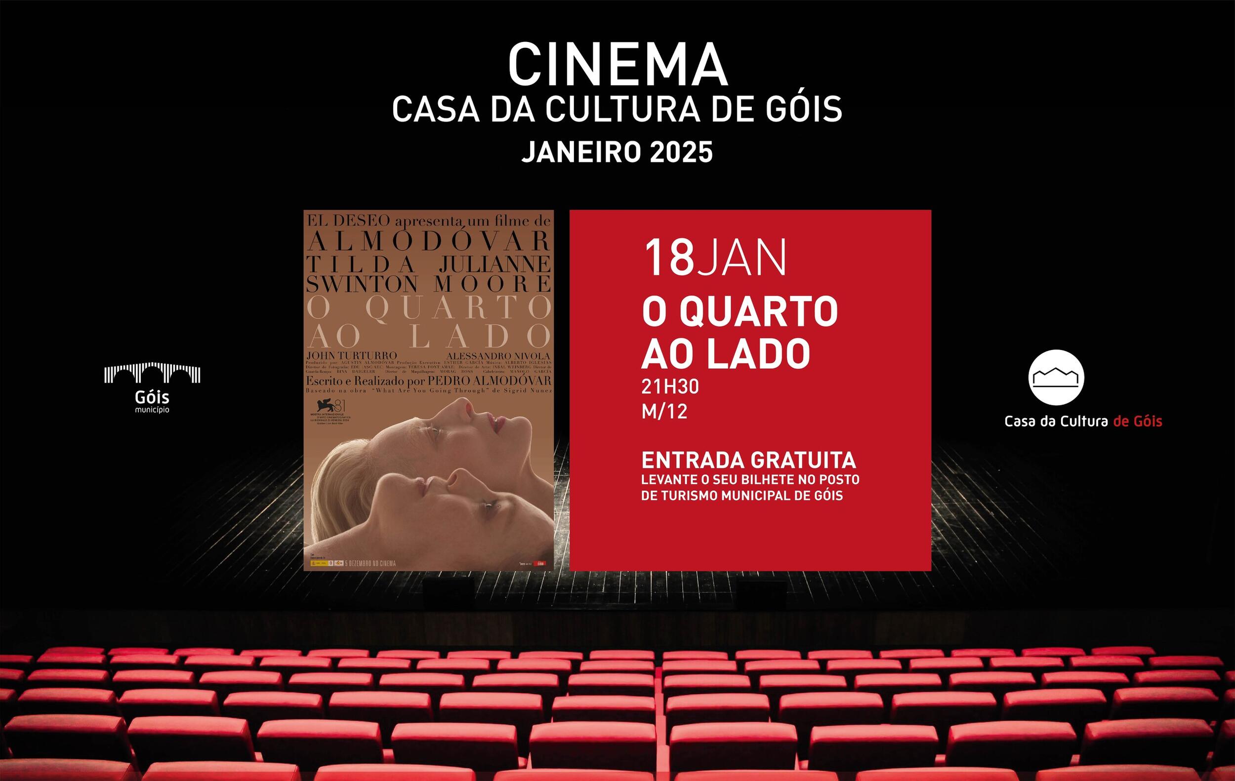 Cinema - "O QUARTO AO LADO” (THE ROOM NEXT DOOR)"