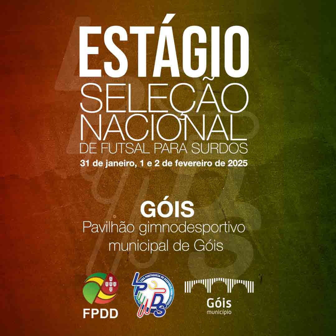 Estágio de Seleção Nacional de Futsal para Surdos