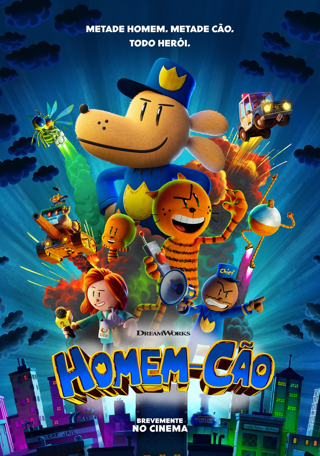 Sessão de Cinema Infantil "Homem Cão"