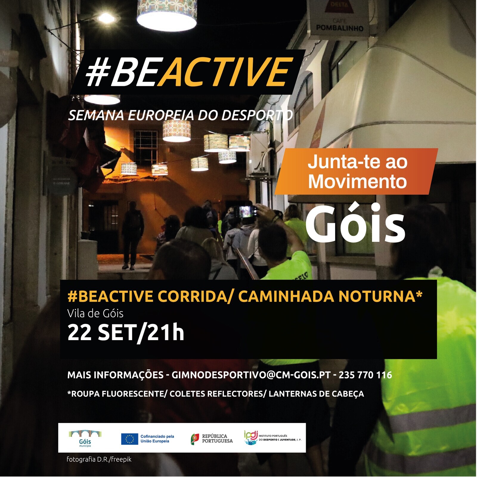 #BEACTIVE - Corrida / Caminhada Noturna