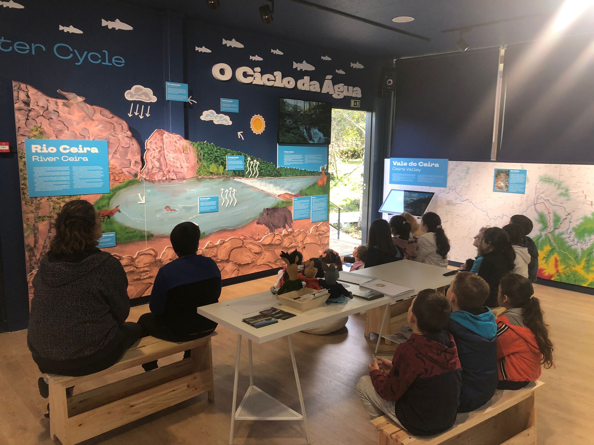 Alunos do Agrupamento de Escolas de Góis visitam o "Ciclo da Truta"