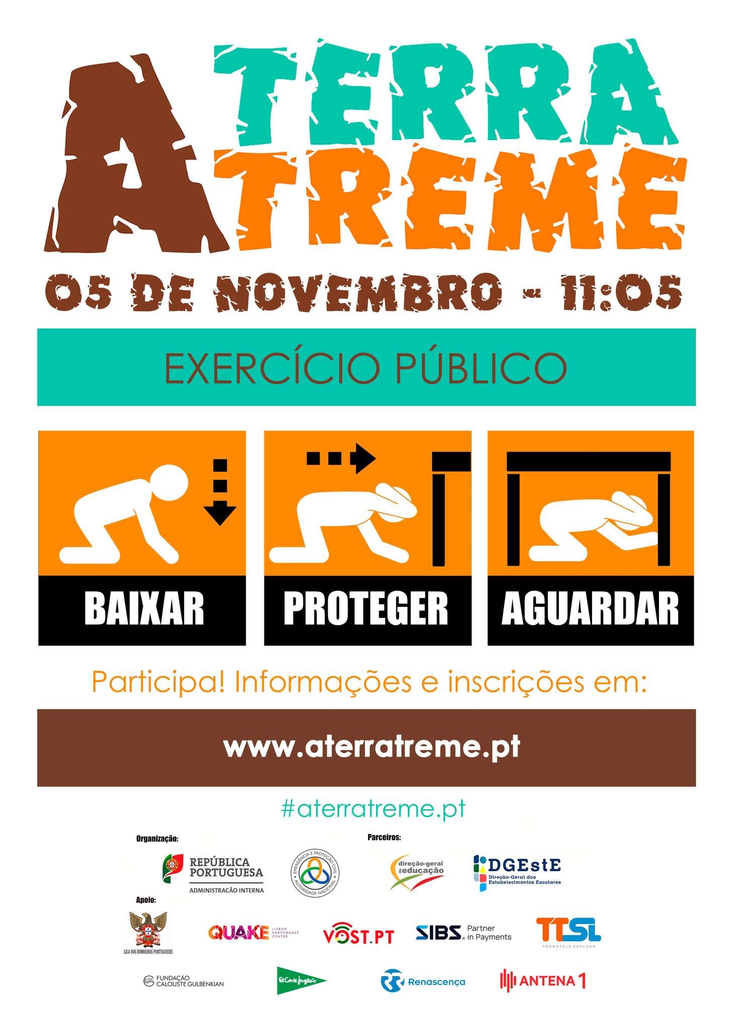 A TERRA TREME - Exercício Público Nacional de Sensibilização para o Risco Sísmico