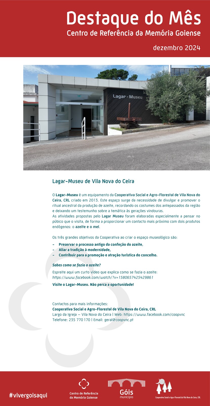 DESTAQUE DO MÊS - Centro de Referência da Memória Goiense