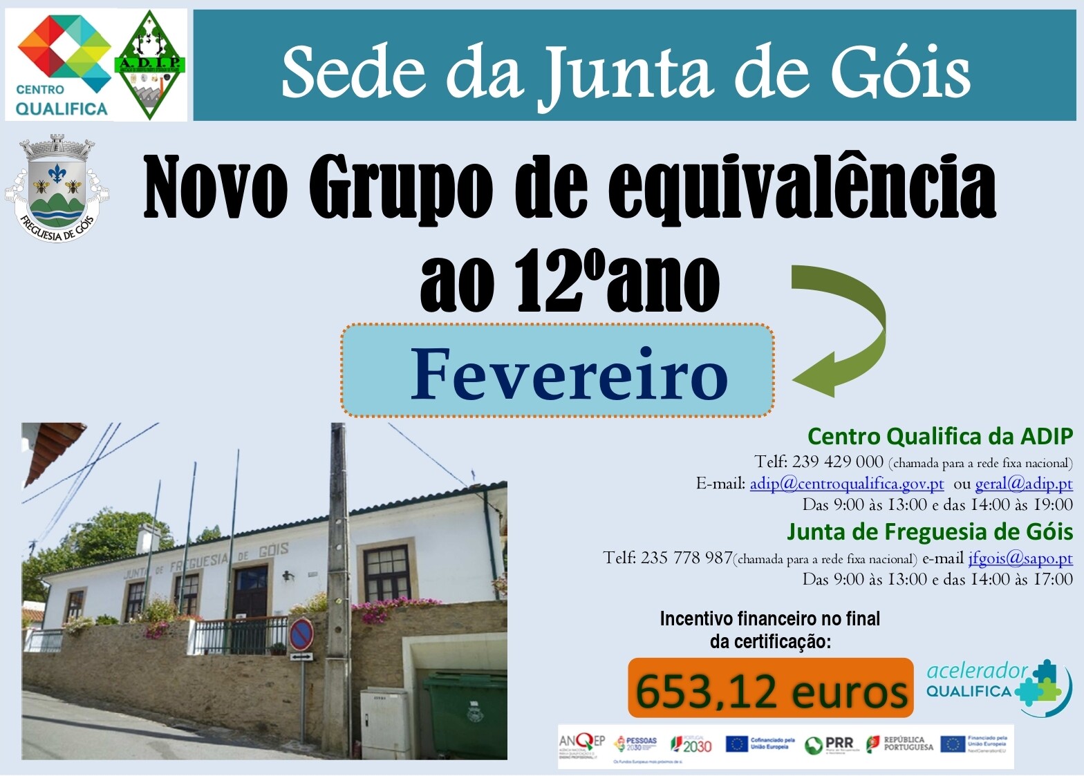 Novas Ofertas Formativas do Centro Qualifica - ADIP