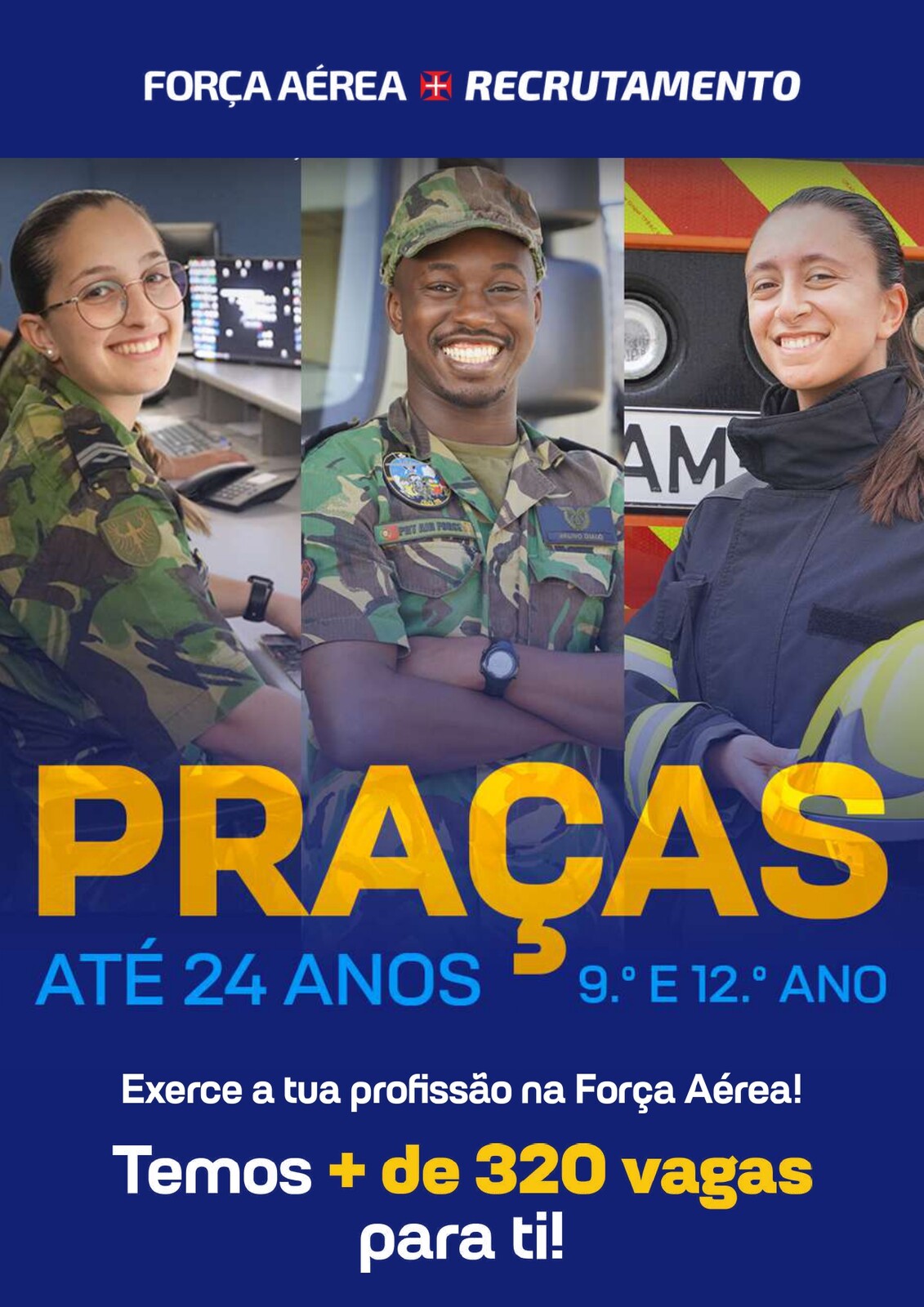 Abertura de Concurso para a Força Aérea Portuguesa