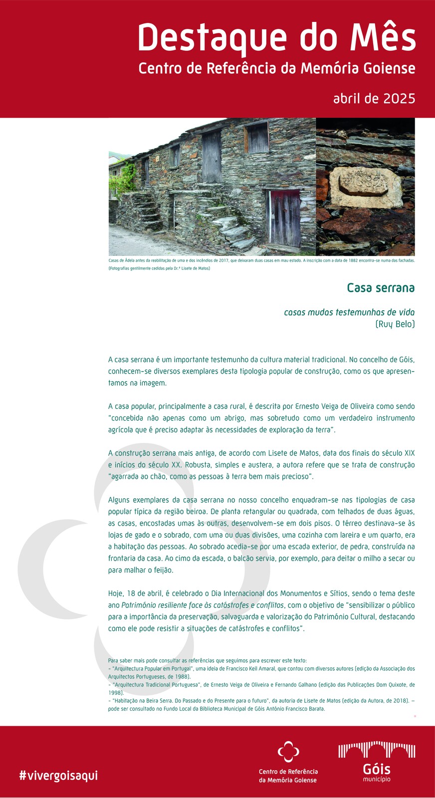 DESTAQUE DO MÊS - Centro de Referência da Memória Goiense