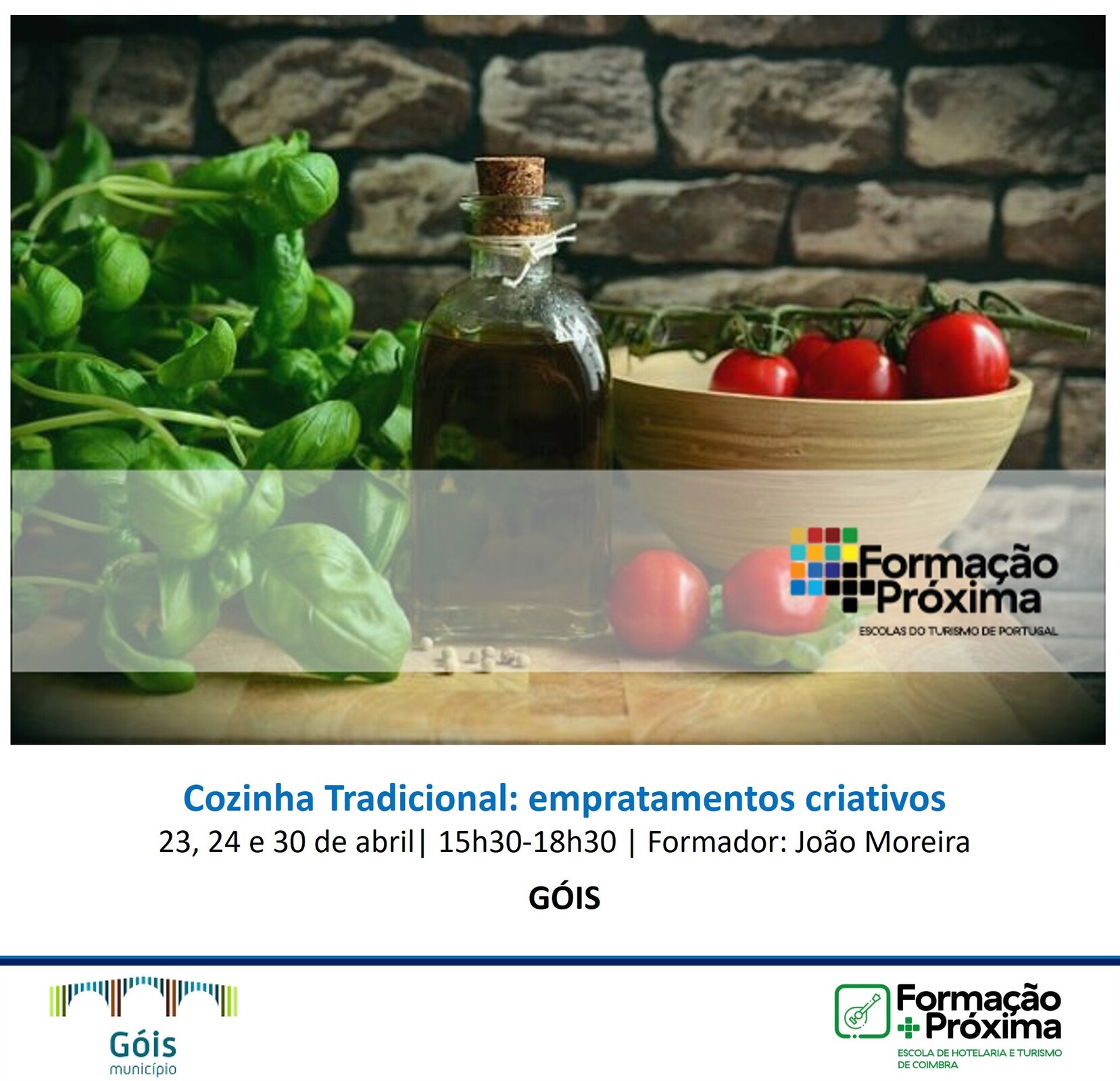 Ação de Formação "Cozinha Tradicional: Empratamentos Criativos"
