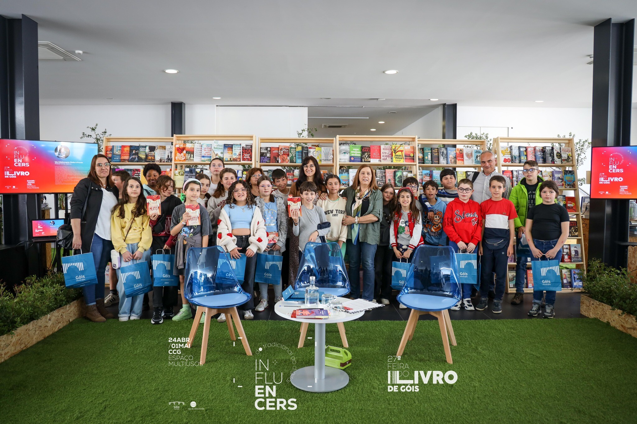 1º dia da Feira do Livro de Góis