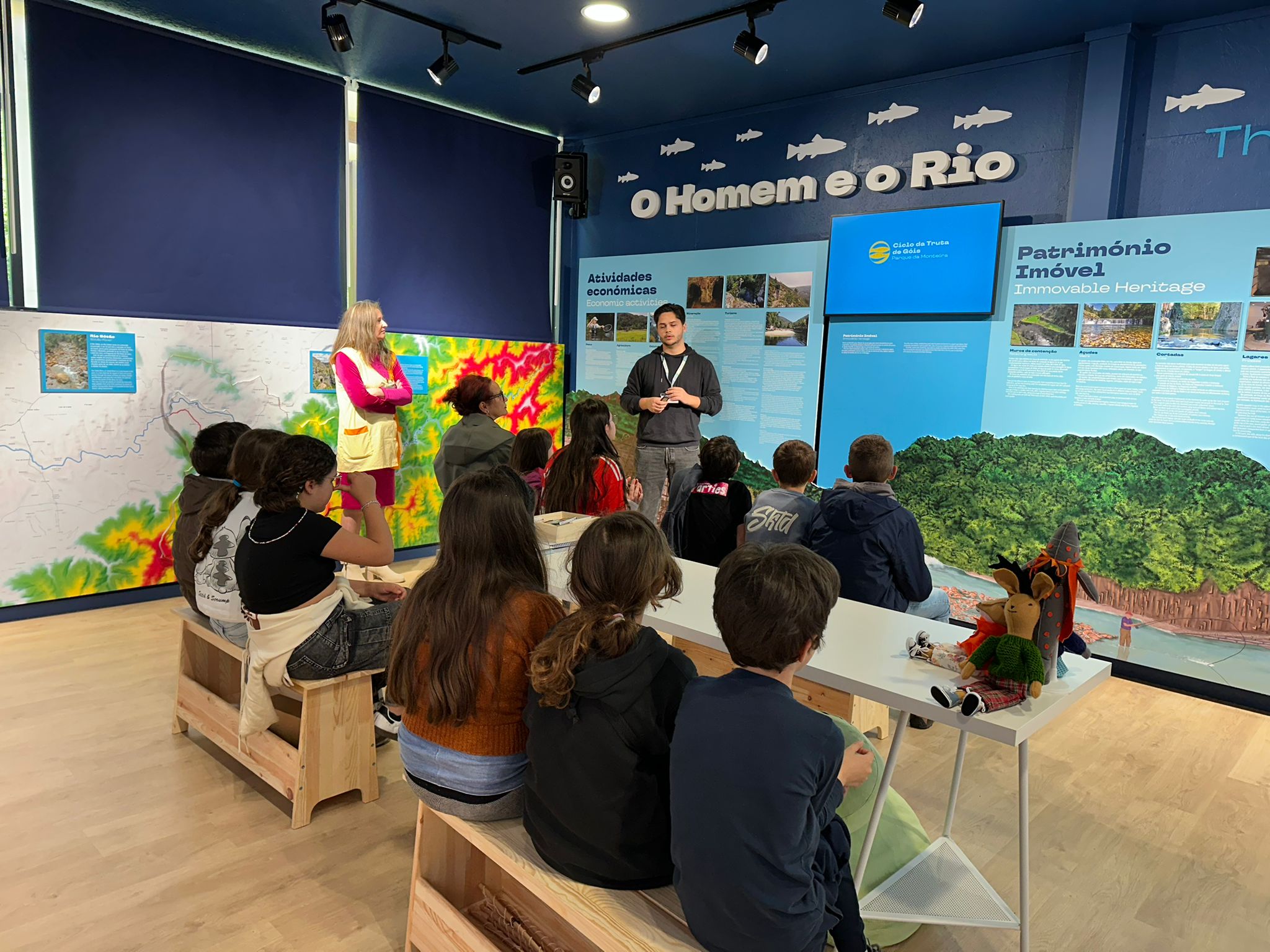 5º ano visita "Ciclo da Truta de Góis - Parque da Monteira"