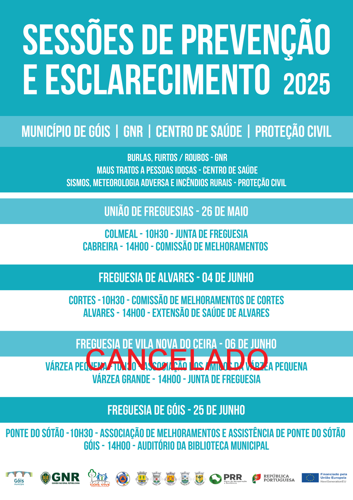 AVISO - CANCELAMENTO
