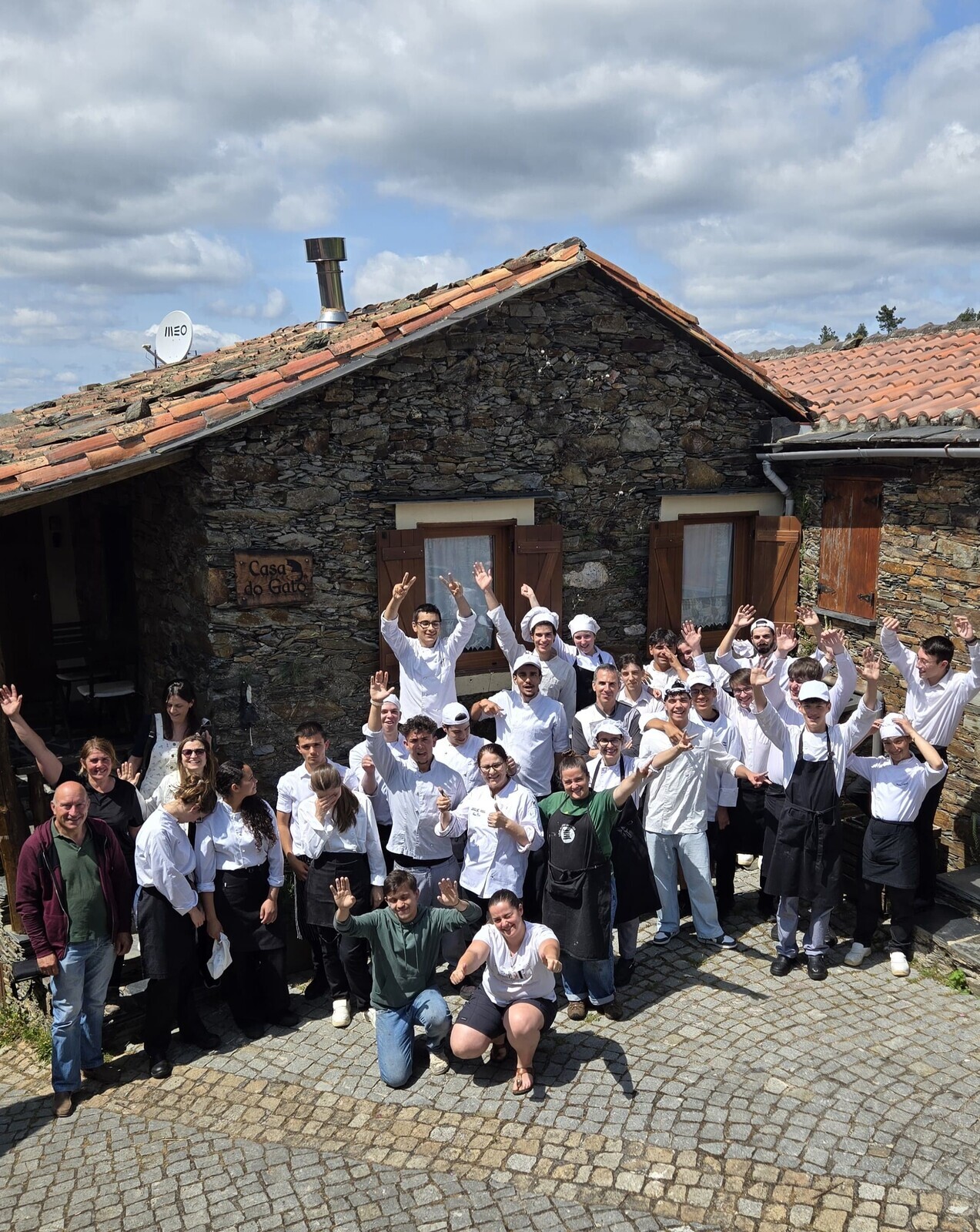 Almoço Comunitário na Aigra Nova com a Escola de Hotelaria e Turismo de Coimbra