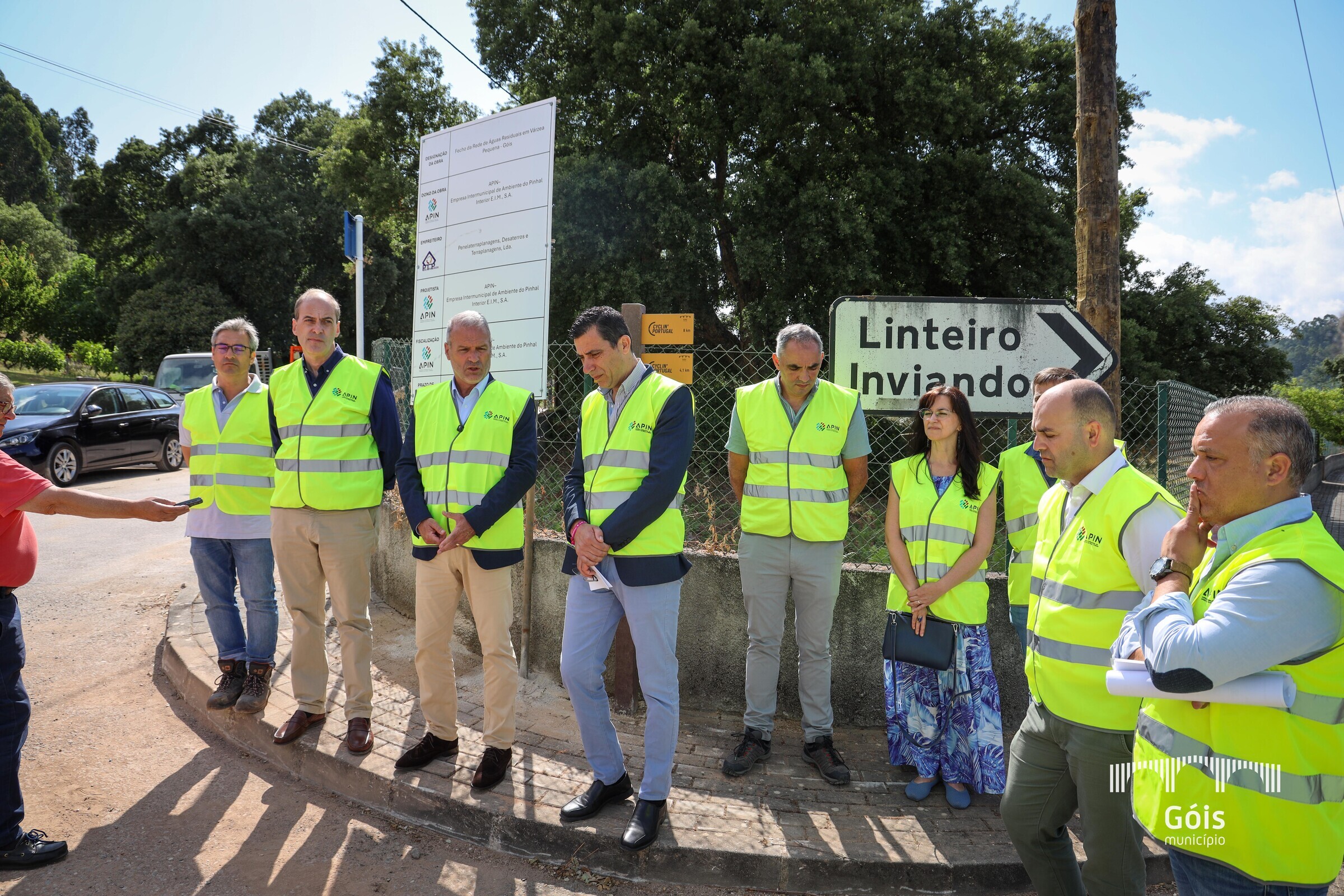 Apresentação pública do investimento de saneamento e abastecimento de água da APIN em Carvalhais