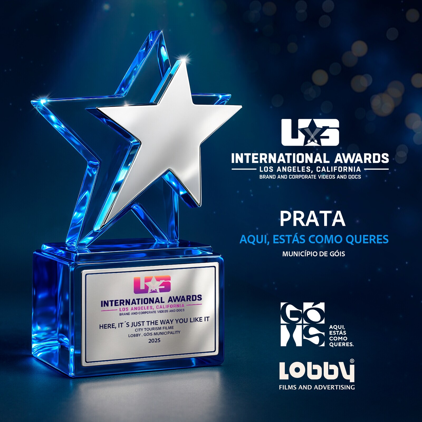 "Aqui, estás como queres" conquista Prata nos prestigiados US International Awards 2025