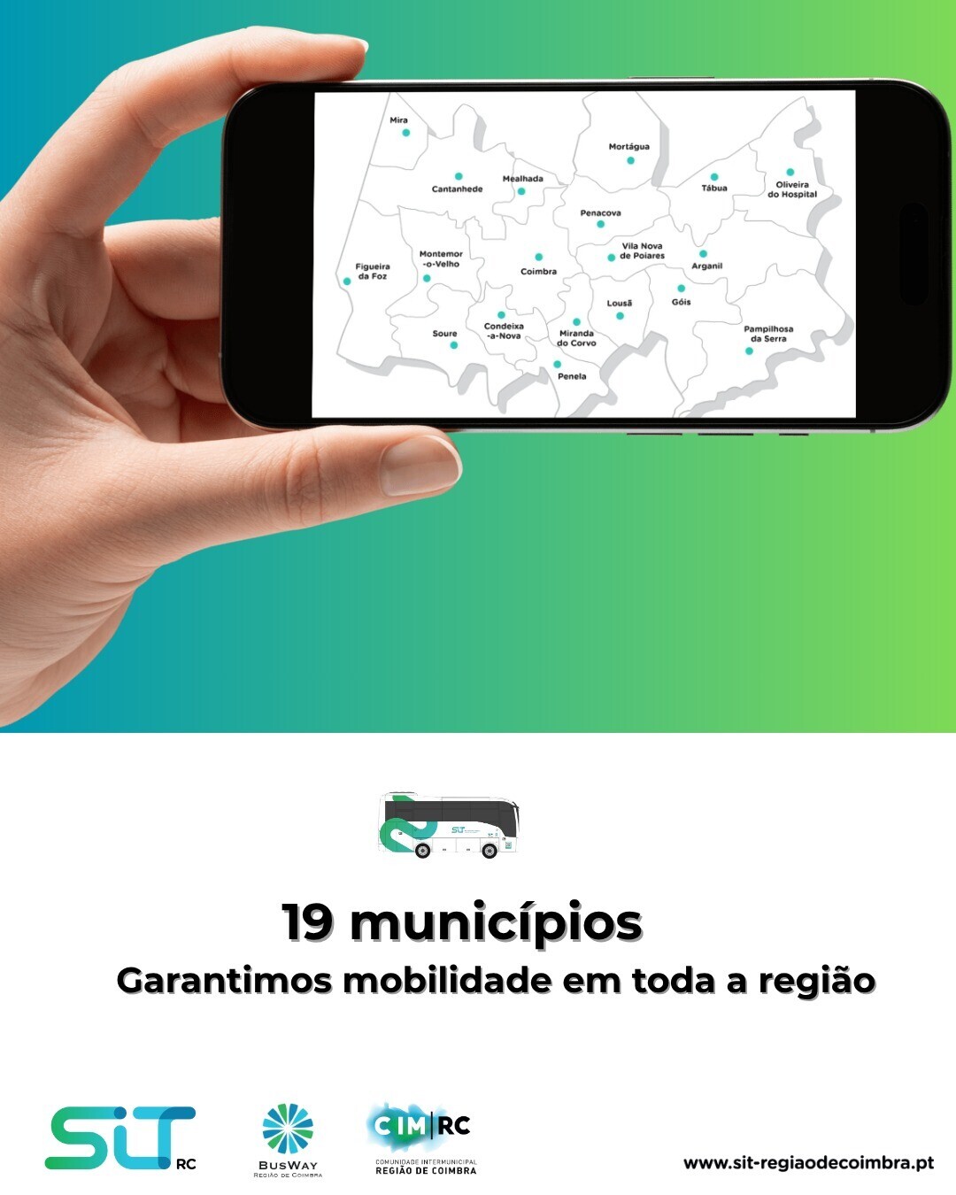 O SIT Metropolitano está a chegar à Região de Coimbra!