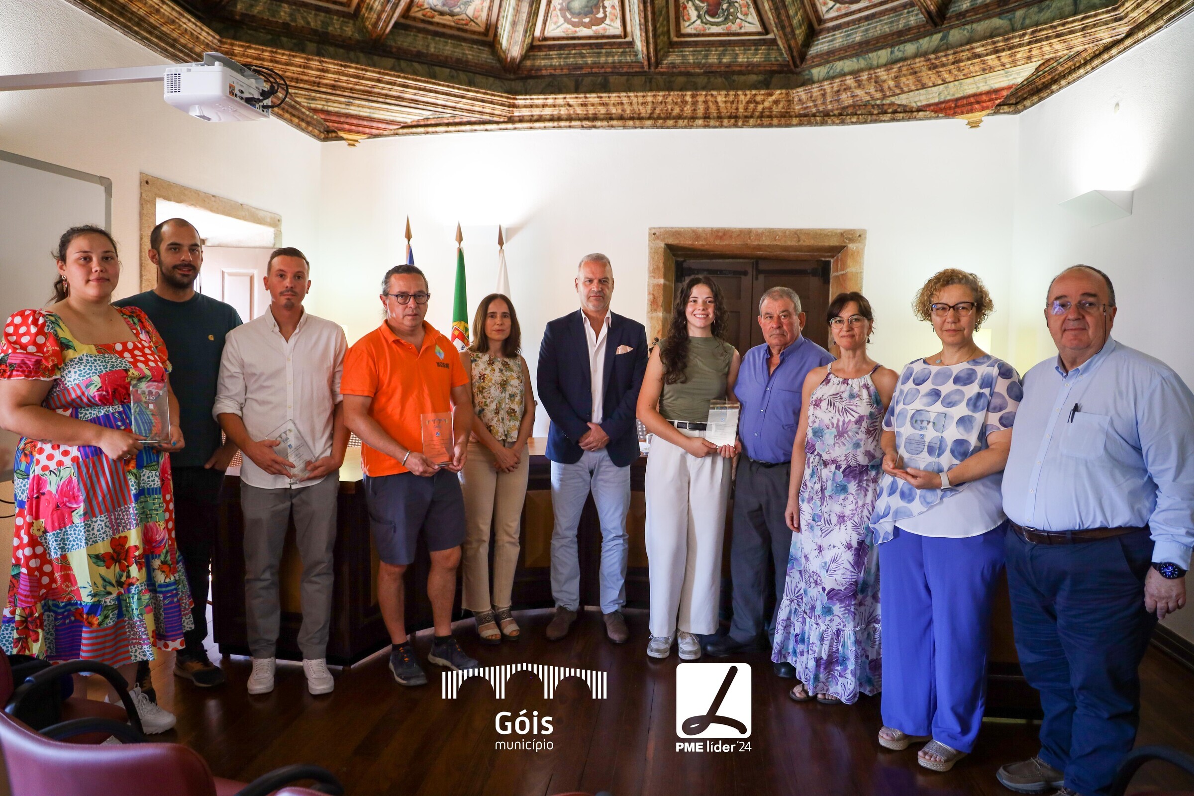 Góis felicitou e reconheceu as empresas do concelho que integram o Estatuto de PME Líder 2024