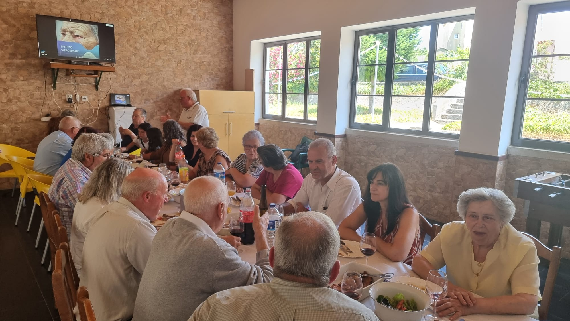 Almoço-convívio celebra 2 meses do Projeto “Aproximar”