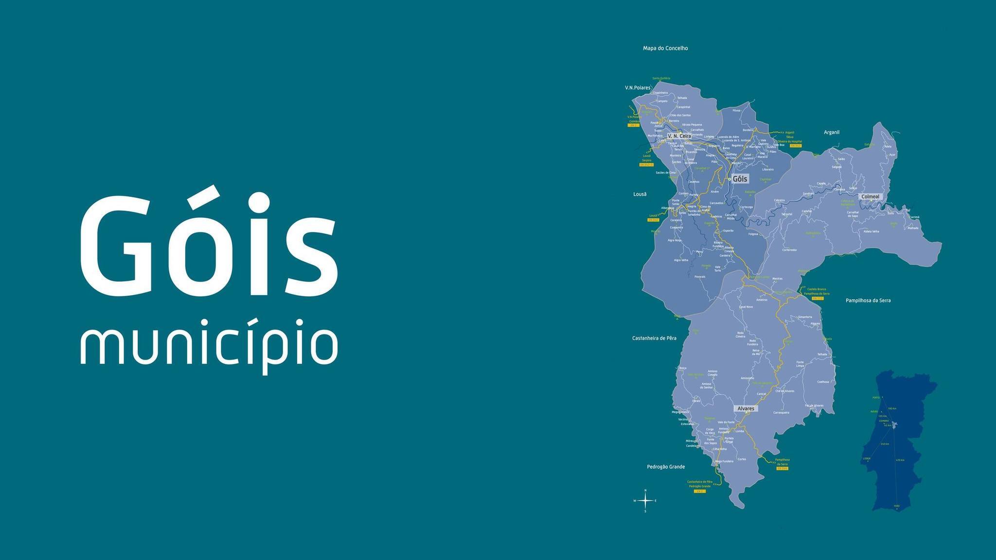 Publicada, hoje, a nova carta da REN de Góis