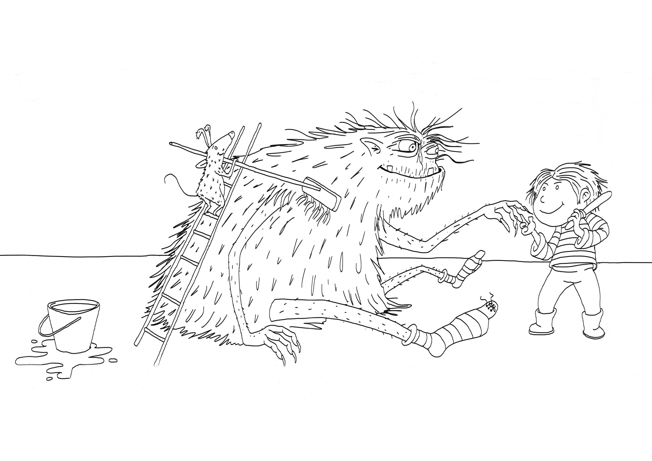 H&aacute; algu&eacute;m mais feroz do que eu (desenho)